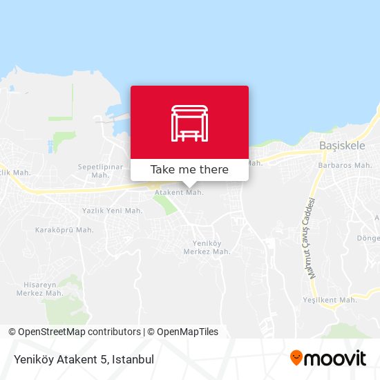 Yeniköy Atakent 5 map