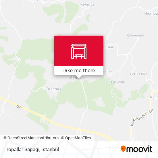 Topallar Sapağı map