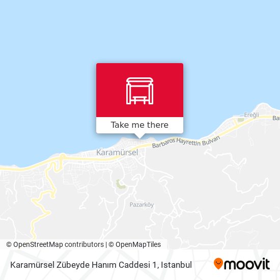Karamürsel Zübeyde Hanım Caddesi 1 map