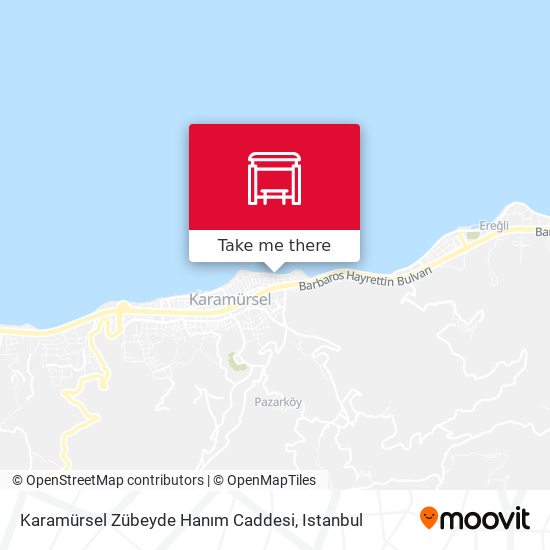 Karamürsel Zübeyde Hanım Caddesi map