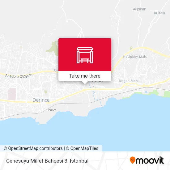 Çenesuyu Millet Bahçesi 3 map