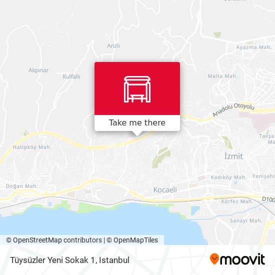 Tüysüzler Yeni Sokak 1 map