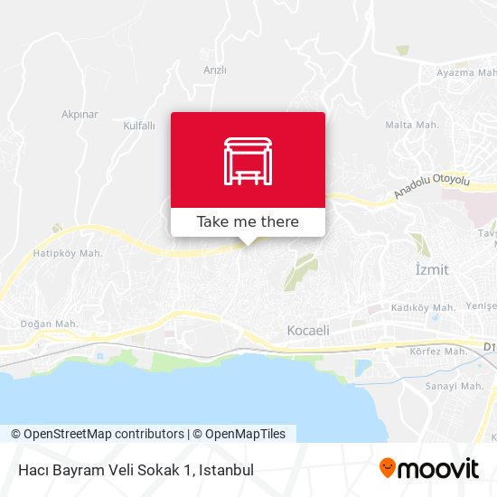 Hacı Bayram Veli Sokak 1 map