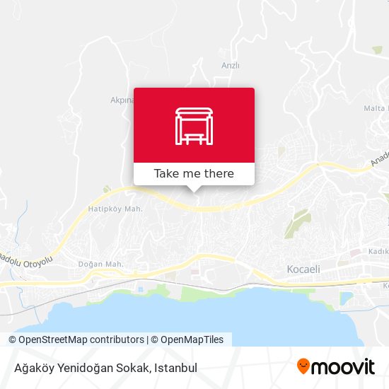 Ağaköy Yenidoğan Sokak map