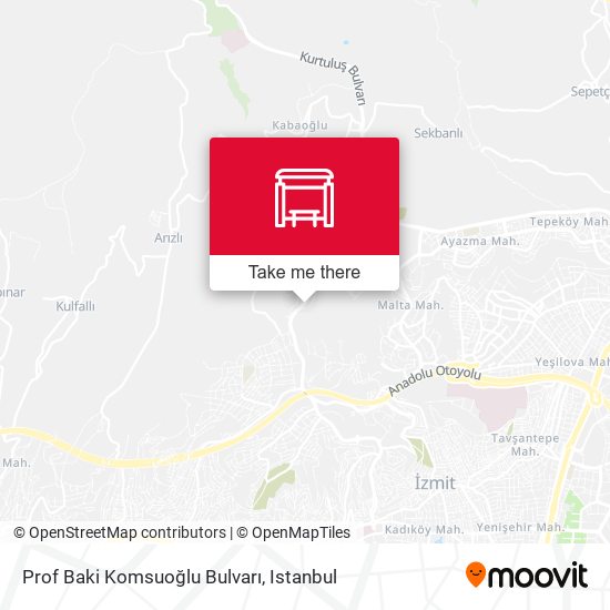 Prof Baki Komsuoğlu Bulvarı map