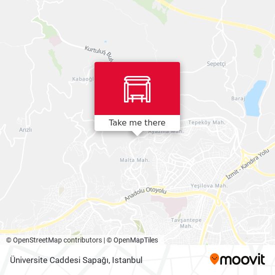 Üniversite Caddesi Sapağı map