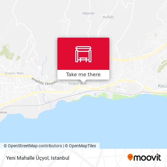 Yeni Mahalle Üçyol map