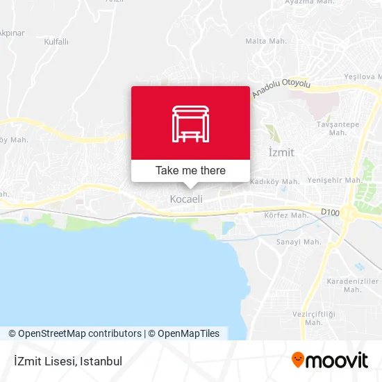 İZmit Lisesi map