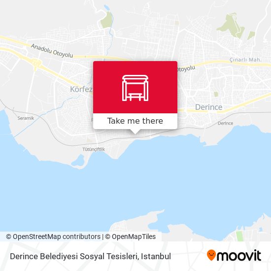 Derince Belediyesi Sosyal Tesisleri map