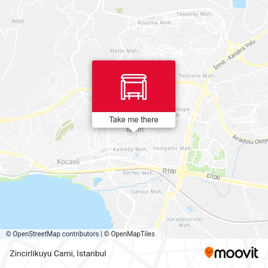 Zincirlikuyu Cami map