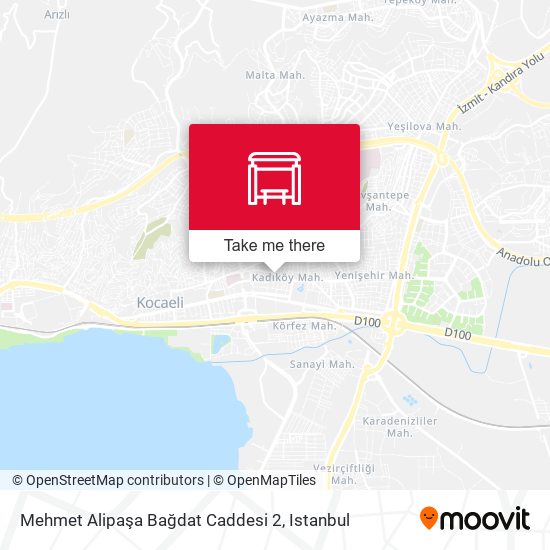 Mehmet Alipaşa Bağdat Caddesi 2 map