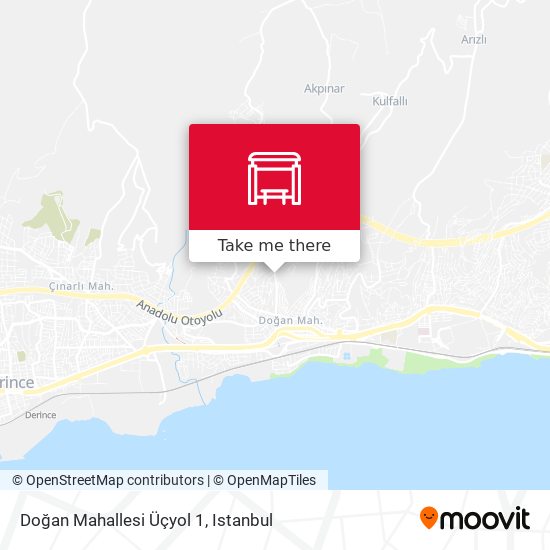 Doğan Mahallesi Üçyol 1 map