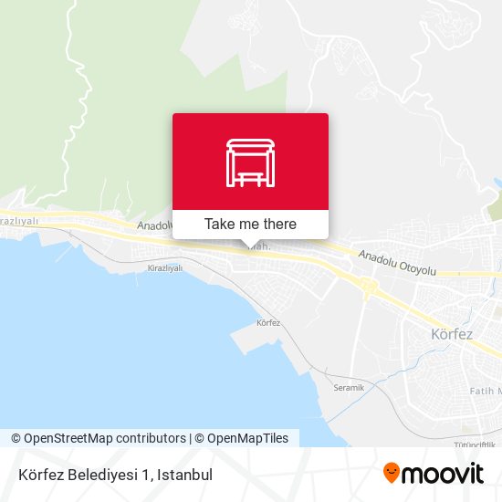 Körfez Belediyesi 1 map