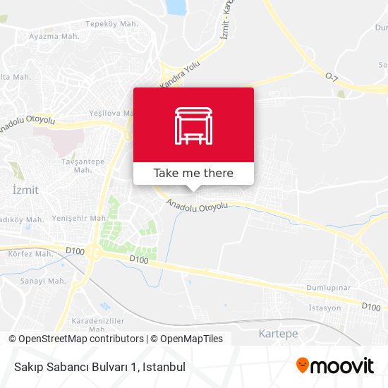 Sakıp Sabancı Bulvarı 1 map