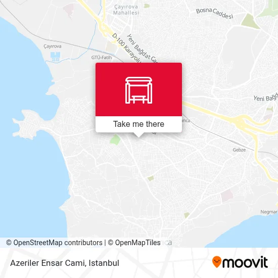 Azeriler Ensar Cami map