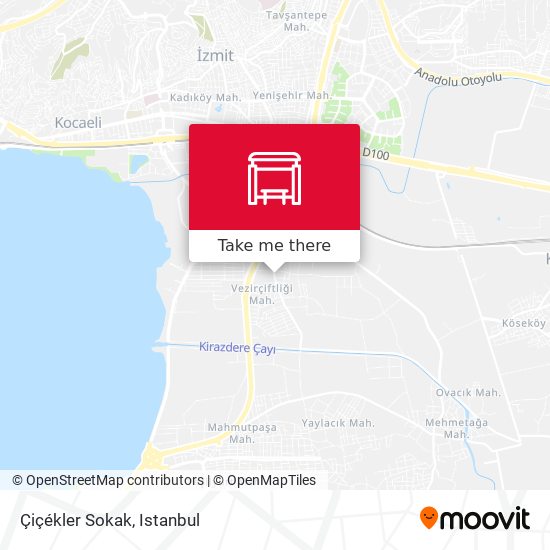 Çiçékler Sokak map