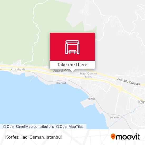 Körfez Hacı Osman map