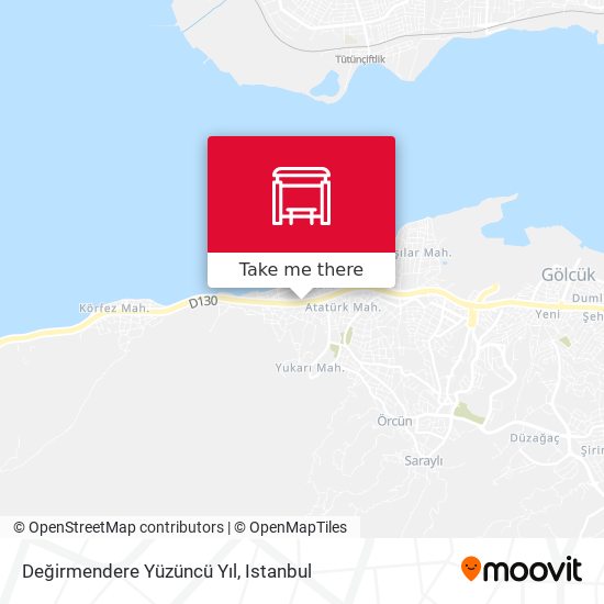 Değirmendere Yüzüncü Yıl map