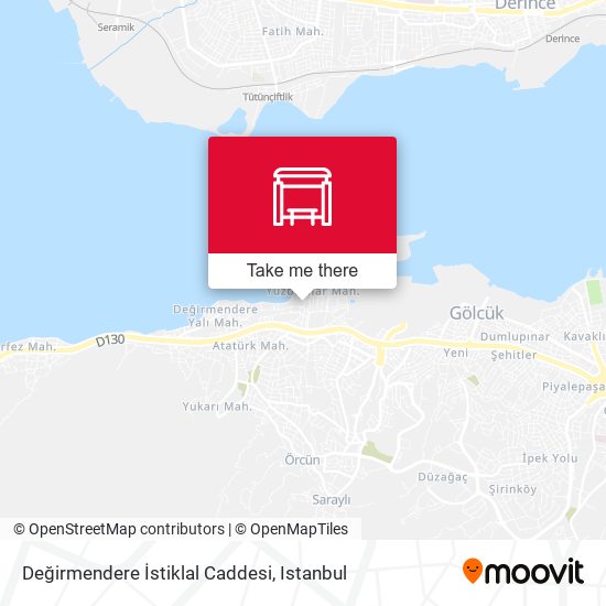 Değirmendere İstiklal Caddesi map