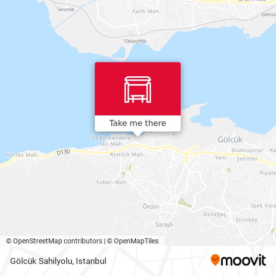 Gölcük Sahilyolu map