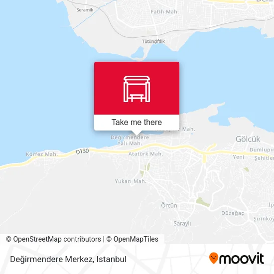 Değirmendere Merkez map