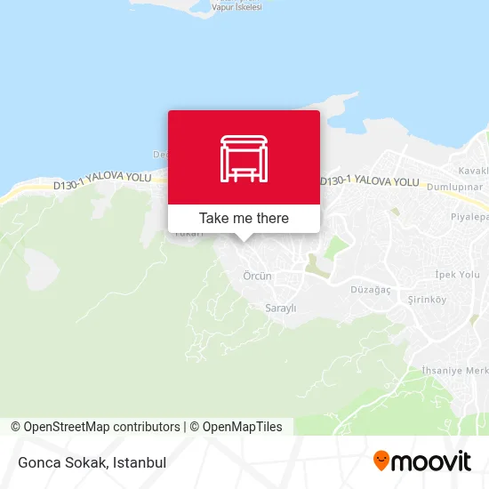 Gonca Sokak map