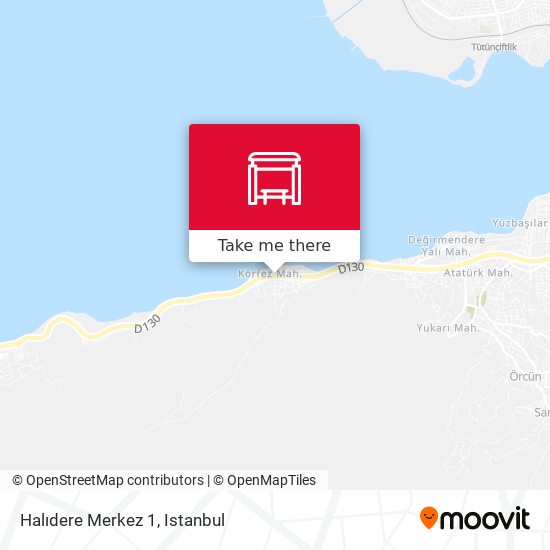 Halıdere Merkez 1 map