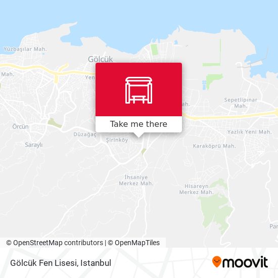 Gölcük Fen Lisesi map