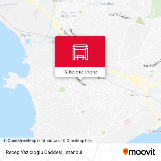 Recep Yazıcıoğlu Caddesi map