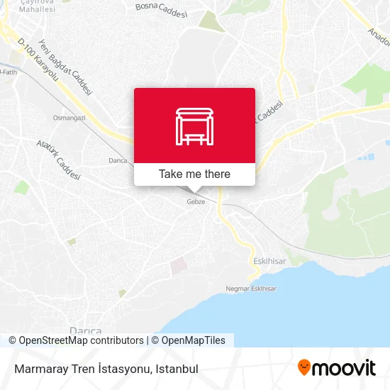 Marmaray Tren İstasyonu map