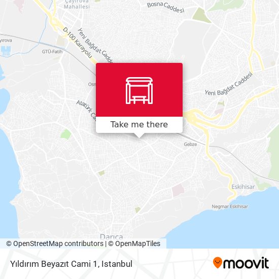 Yıldırım Beyazıt Cami 1 map