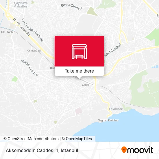 Akşemseddin Caddesi 1 map