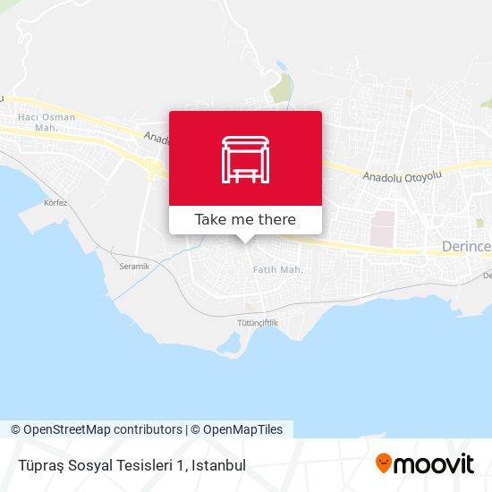 Tüpraş Sosyal Tesisleri 1 map