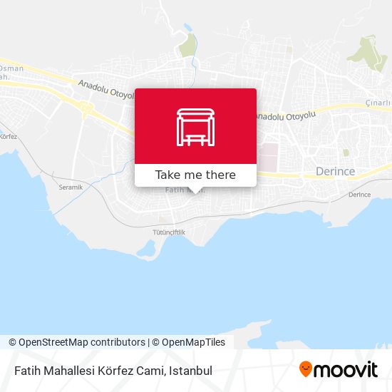 Fatih Mahallesi Körfez Cami map