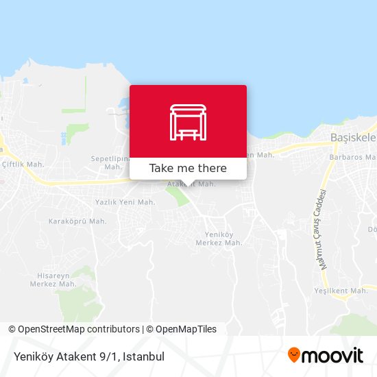 Yeniköy Atakent 9/1 map