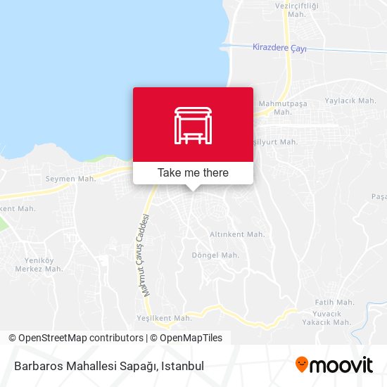Barbaros Mahallesi Sapağı map