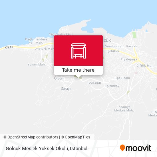 Gölcük Meslek Yüksek Okulu map