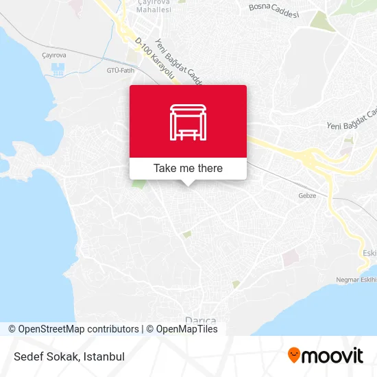 Sedef Sokak map