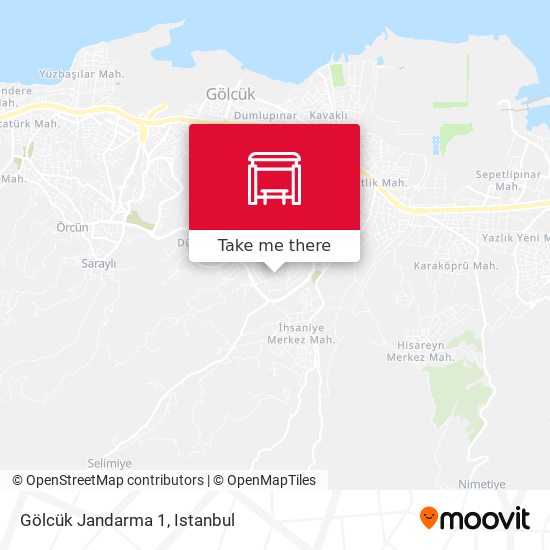 Gölcük Jandarma 1 map