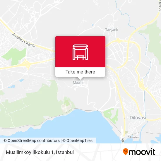 Muallimköy İlkokulu 1 map