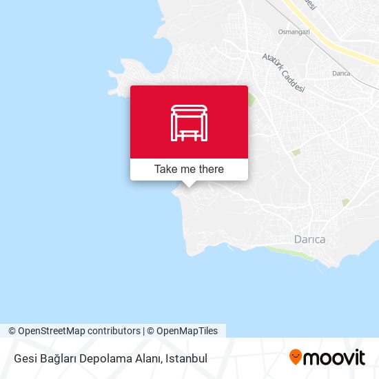 Gesi Bağları Depolama Alanı map