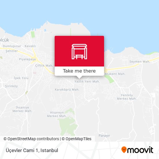 Üçevler Cami 1 map