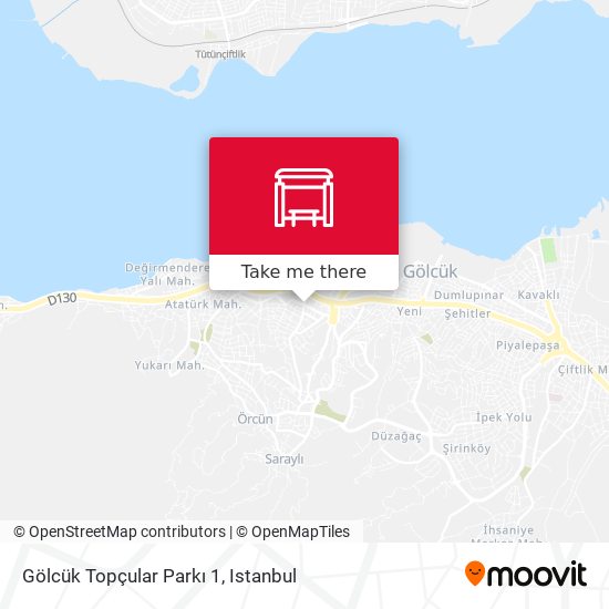 Gölcük Topçular Parkı 1 map