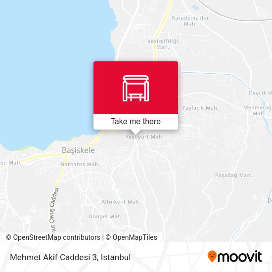 Mehmet Akif Caddesi 3 map
