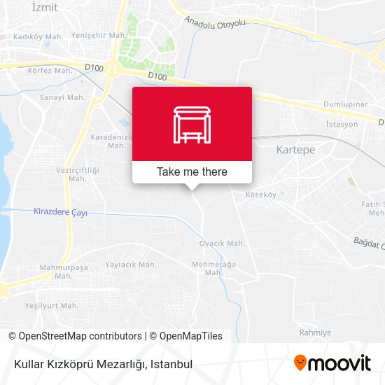Kullar Kızköprü Mezarlığı map
