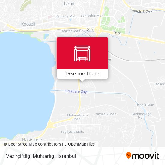 Vezirçiftliği Muhtarlığı map