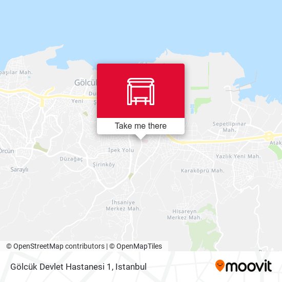 Gölcük Devlet Hastanesi 1 map