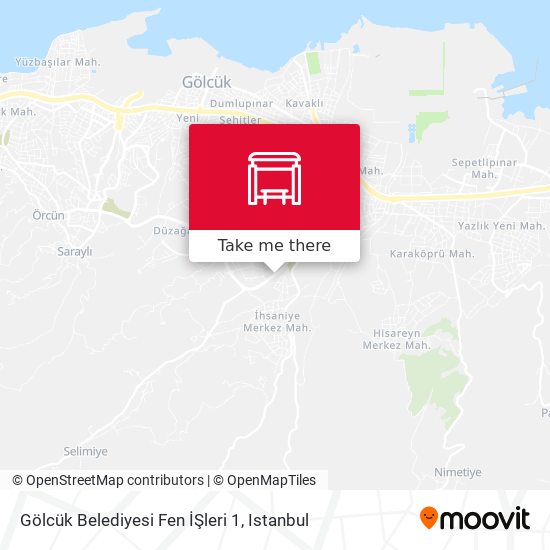 Gölcük Belediyesi Fen İŞleri 1 map