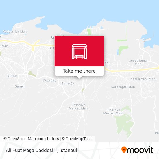 Ali Fuat Paşa Caddesi 1 map