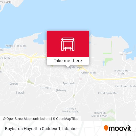 Baybaros Hayrettin Caddesi 1 map
